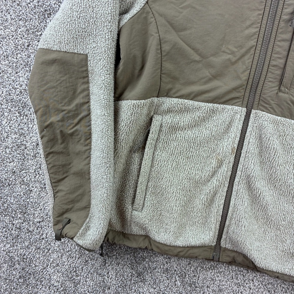 The North Face Denali 2 Hoodie Women's Small Brown Fleece Nylon Full Zip Jacket - Picture 3 of 6